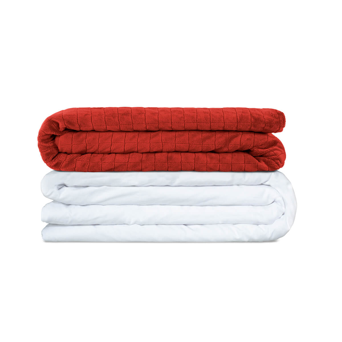 Kołdra obciążeniowa Gravity 150x220 cm Loving Red (Całoroczna) 100% z bawełny, wyrób medyczny
