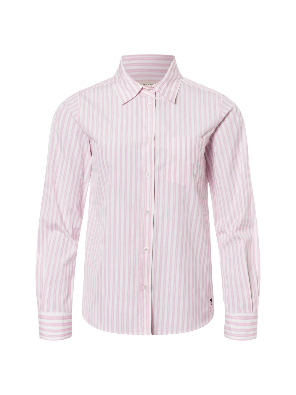 Weekend Max Mara Bluzka koszulowa Max Mara - Bahamy Kobiety Bawełna różowy|biały, 42
