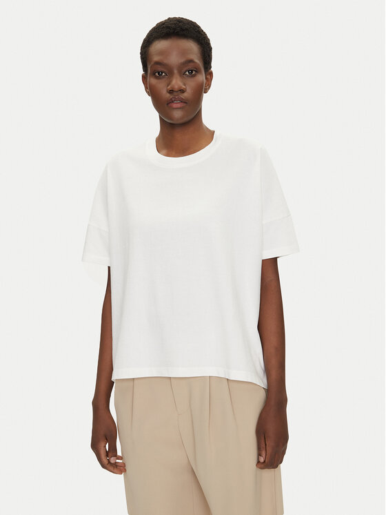 Bomboogie T-Shirt TW7441TJOR5 Biały Relaxed Fit