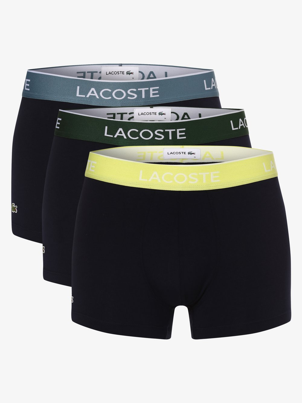Lacoste Obcisłe bokserki pakowane po 3 szt. Mężczyźni Dżersej niebieski, M