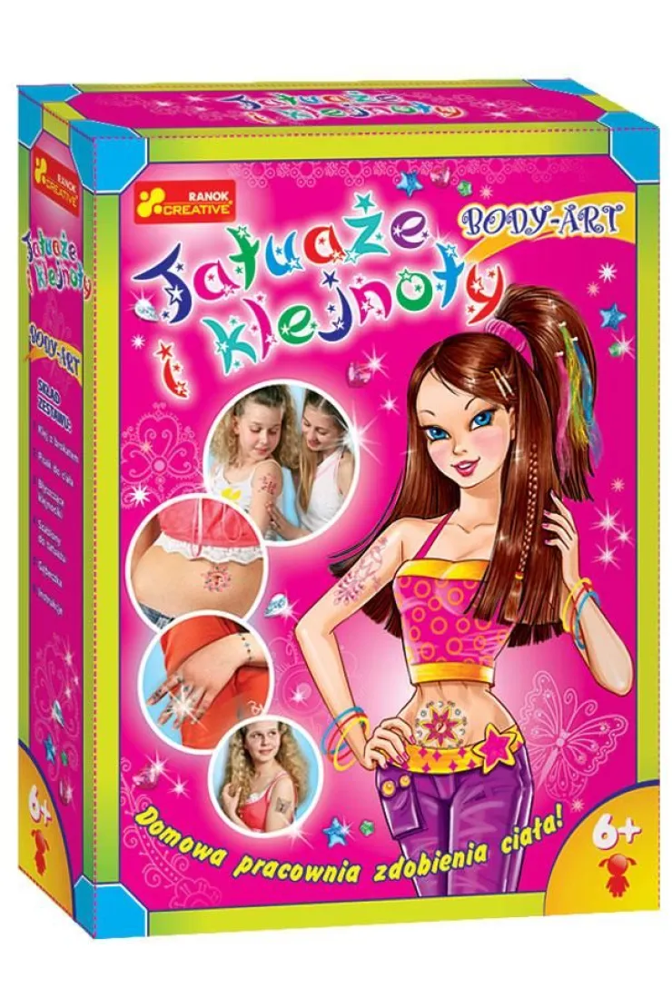 Zestaw kreatywny Body-Art Tatuaże i klejnoty