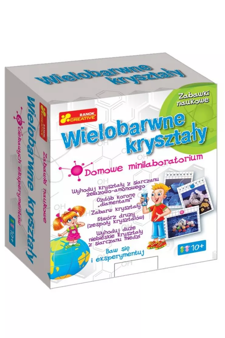 Domowe minilaboratorium - Wielobarwne kryształy