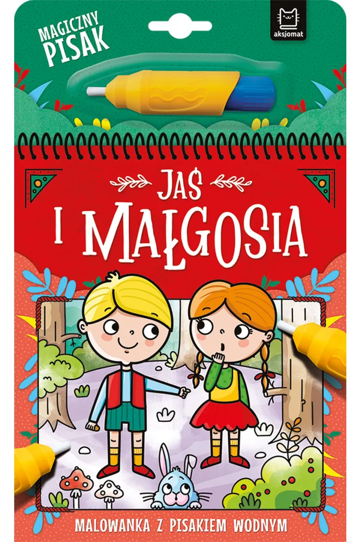 Jaś i Małgosia. Malowanka z pisakiem wodnym