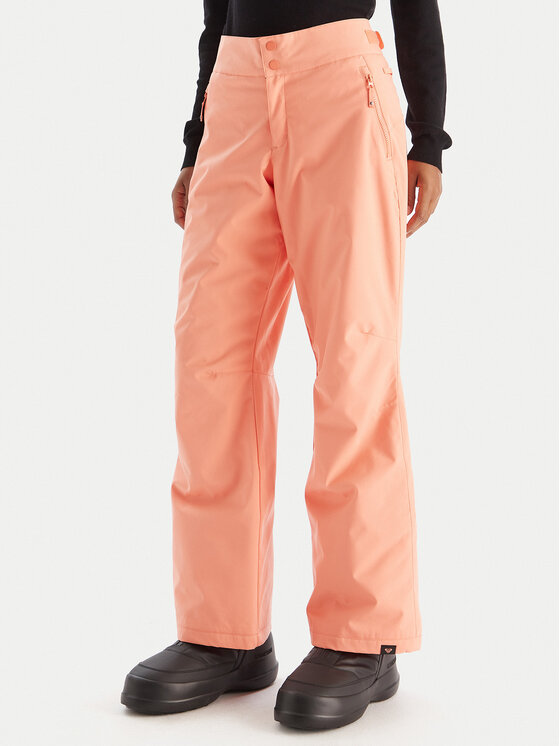 Roxy Spodnie narciarskie Snowy Crest PT ERJTP03301 Koralowy Regular Fit miniaturka