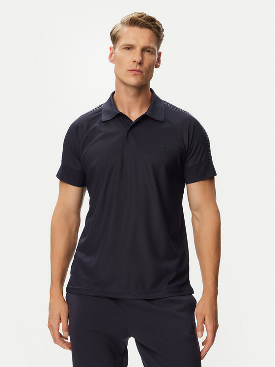 Beverly Hills Polo Club Polo P-SS26M-P0170 Granatowy Reglan Fit