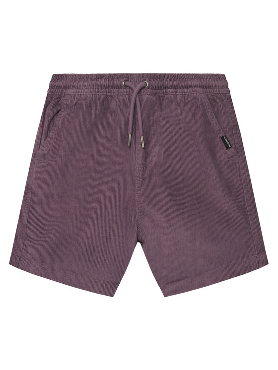 Quiksilver Szorty materiałowe Taxer Cord EQBWS03371 Fioletowy Regular Fit