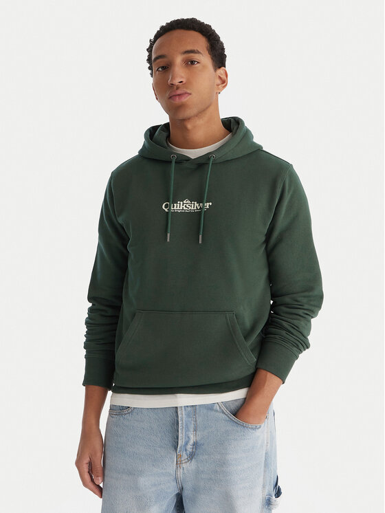 Quiksilver Bluza EQYFT05136 TKG Zielony Comfort Fit
