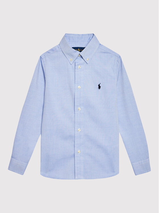 Polo Ralph Lauren Koszula 323819238002 Błękitny Slim Fit