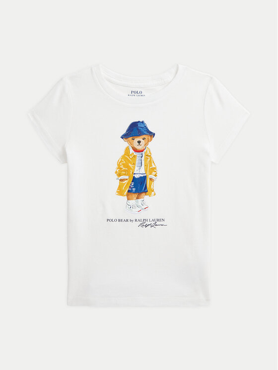 Polo Ralph Lauren T-Shirt 312957377001 Biały Regular Fit