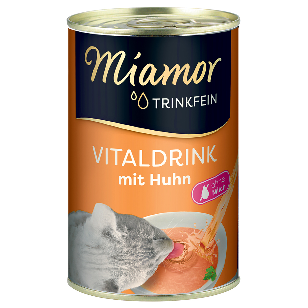 Megapakiet Miamor Vitaldrink napój dla kota, 24 x 135 ml  - Kurczak