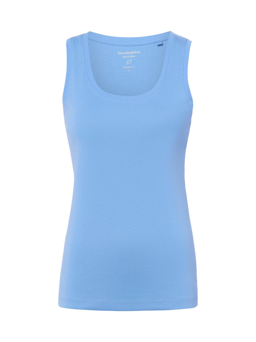 brookshire Top damski Kobiety Bawełna niebieski, XXXL