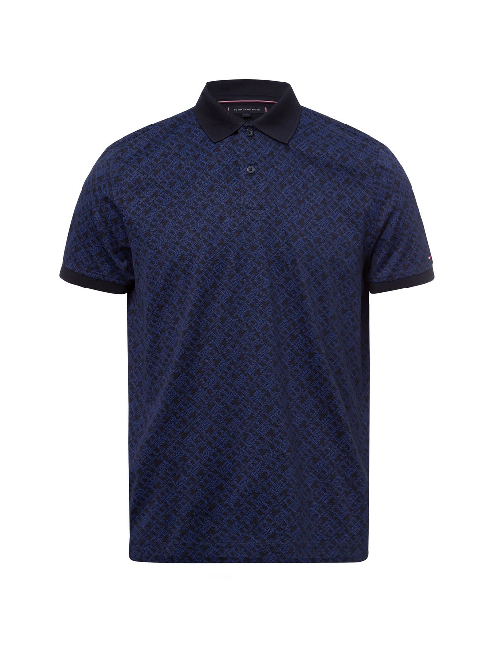 Tommy Hilfiger Męska koszulka polo Mężczyźni Bawełna niebieski, S