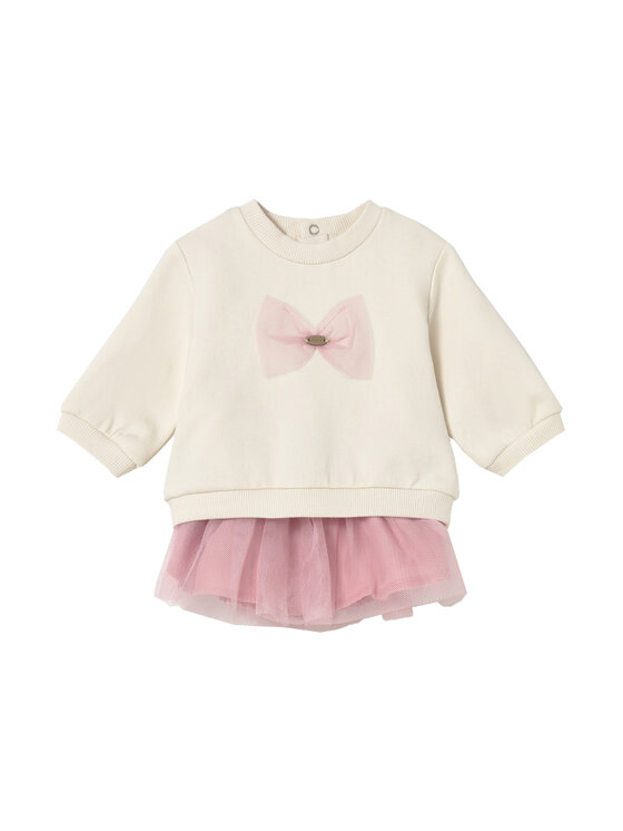 Mayoral Komplet bluza i spódniczka 2834 Różowy Regular Fit
