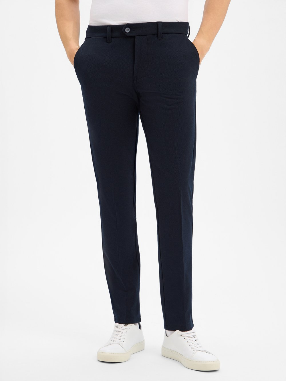 Finshley & Harding Spodnie - Dylan Slim Fit Mężczyźni niebieski, 33-34