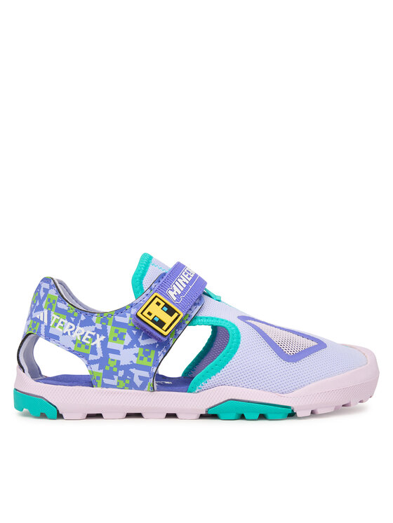 adidas Sandały Minecraft Terrex Captain Toey 2.0 Sandals JR1317 Fioletowy