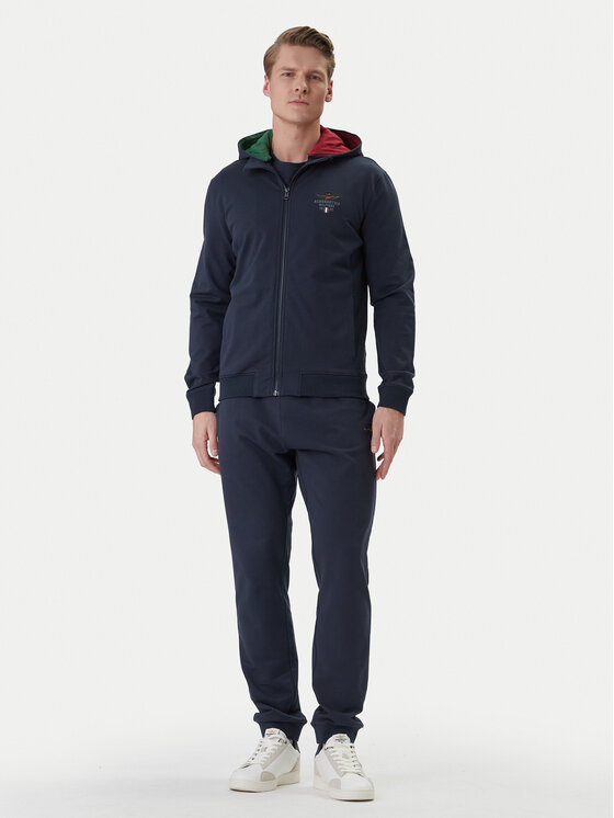 Aeronautica Militare Dres 261TF0108UF00674 Granatowy Regular Fit