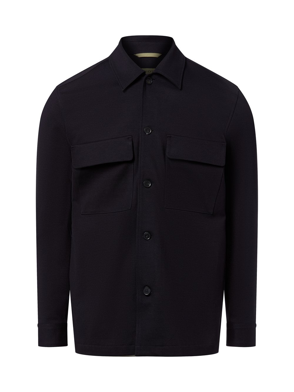 Marc O'Polo Bluza męska Mężczyźni Regular Fit niebieski jednolity, XL