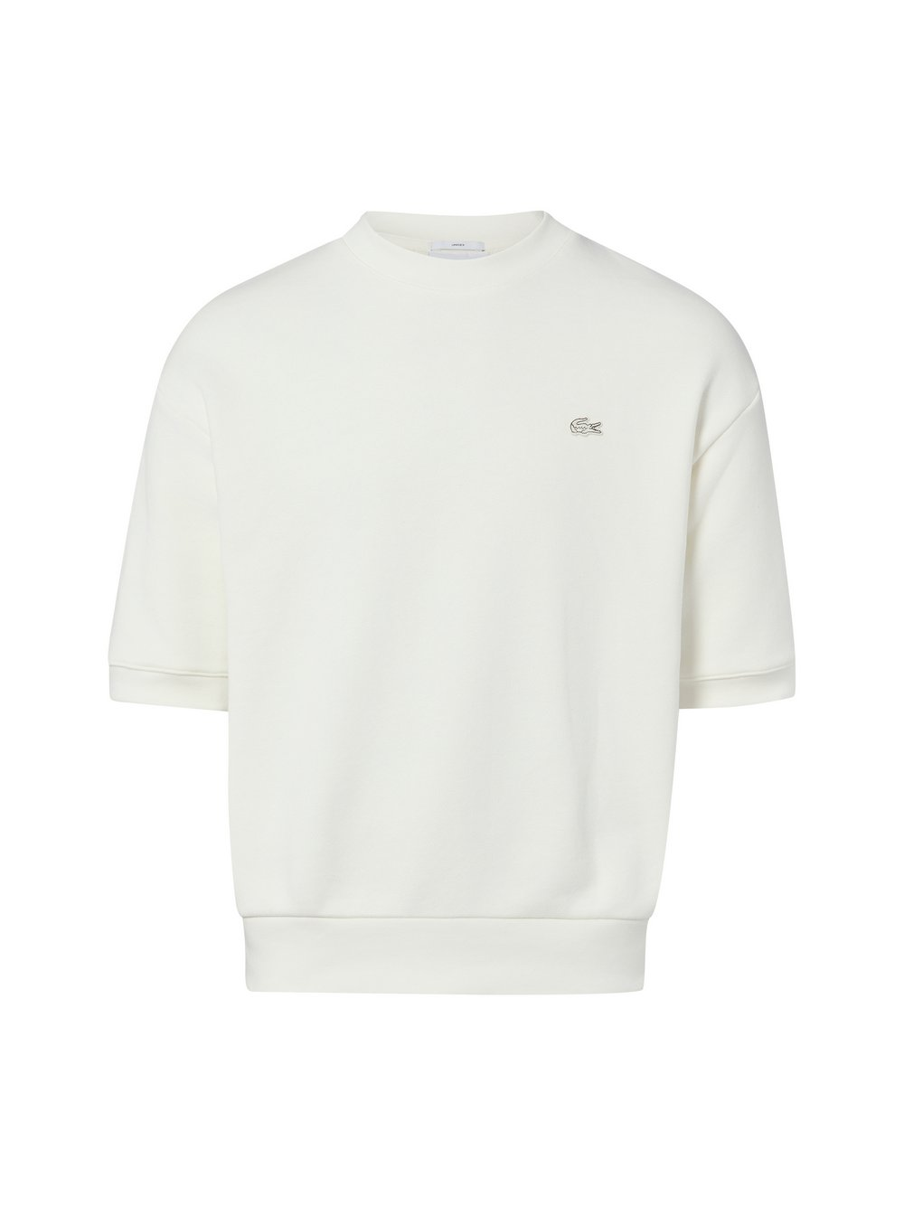 Lacoste Bluza męska Mężczyźni Bawełna biały, XXL