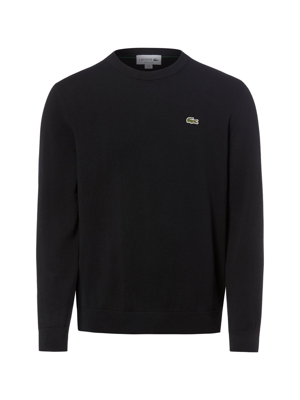 Lacoste Męski sweter Mężczyźni Bawełna czarny, 4