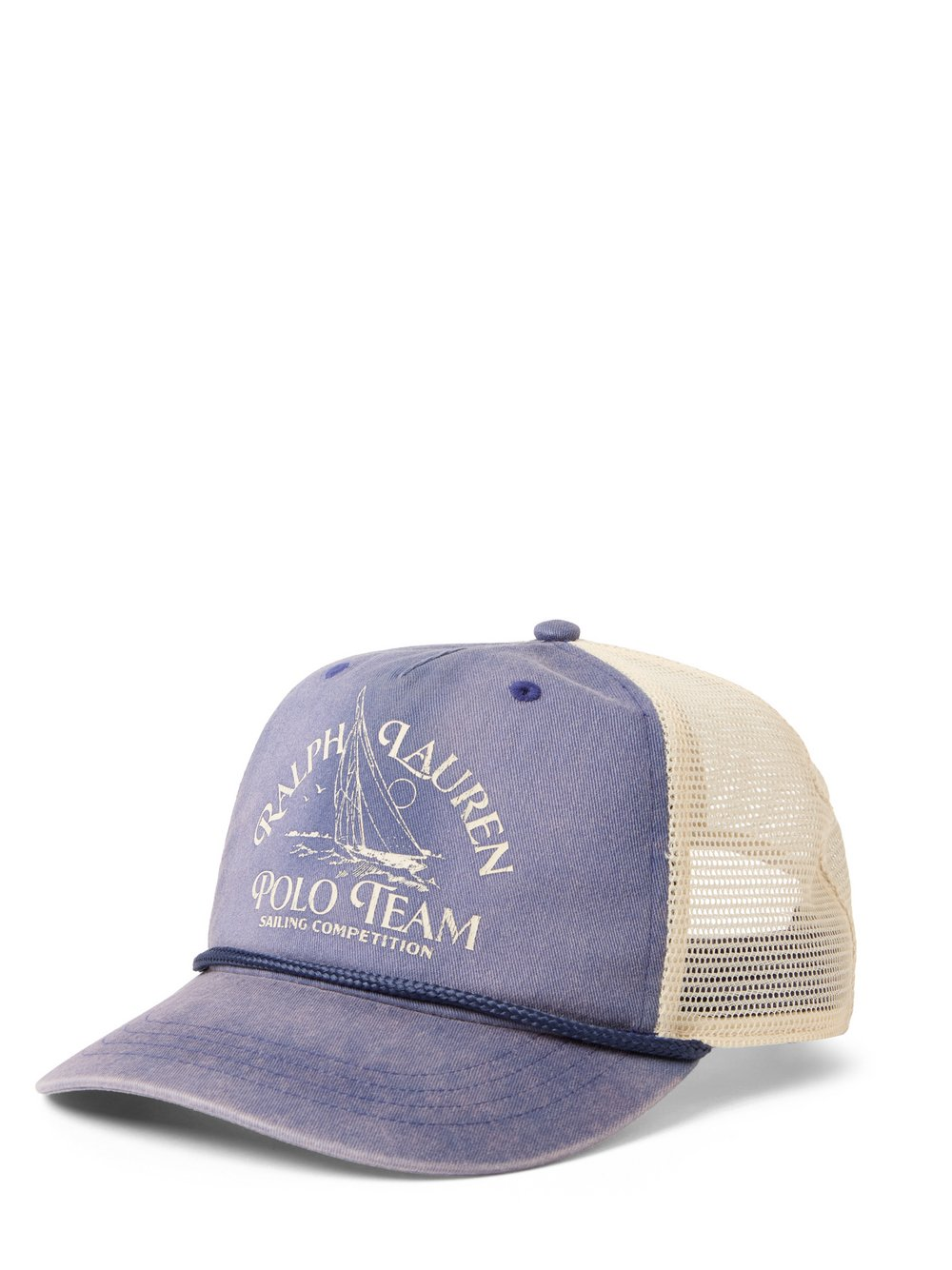 Polo Ralph Lauren Męska czapka typu trucker Mężczyźni Bawełna niebieski|beżowy, ONE SIZE