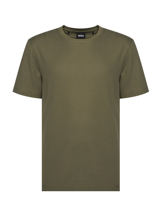 BOSS T-Shirt Tiburt 240 50452680 Zielony Regular Fit