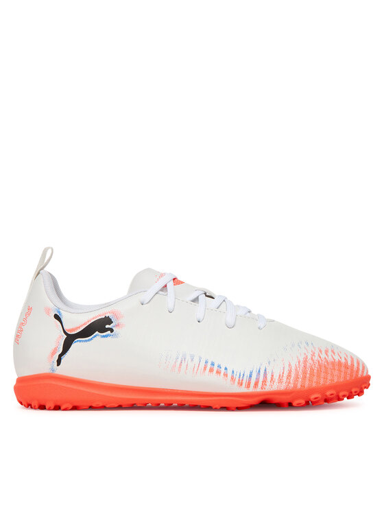 Puma Buty do piłki nożnej Future 8 Play Tt Jr 108626 01 Biały