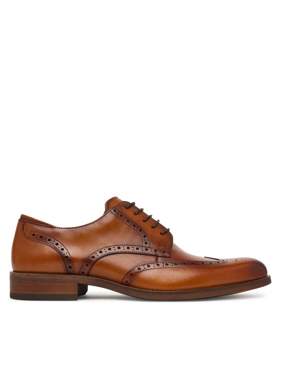 Clarks Półbuty CraftRemi Tip 26186394 Brązowy