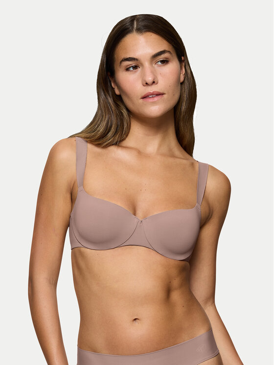 Triumph Biustonosz balkonetka Make-Up Illusion 10217849 Brązowy
