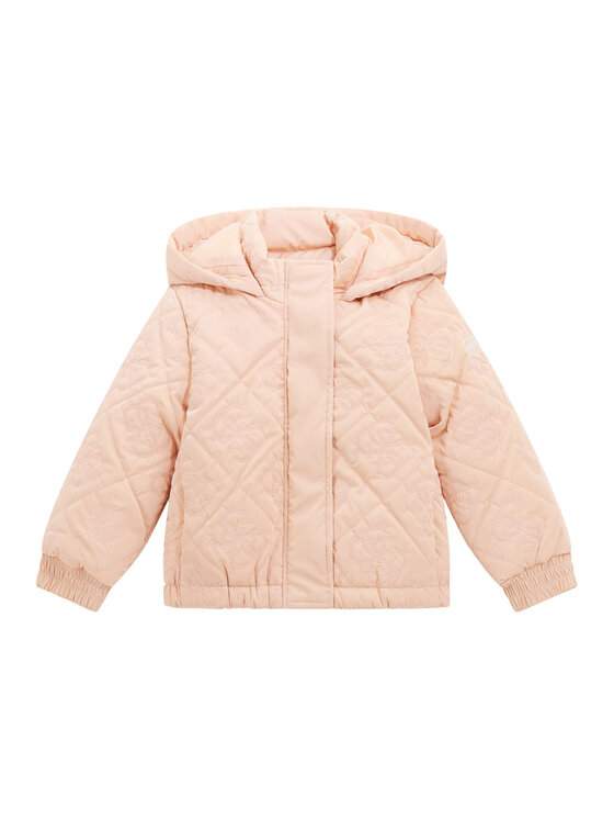 Guess Kurtka przejściowa K5BL03 W3080 Różowy Regular Fit