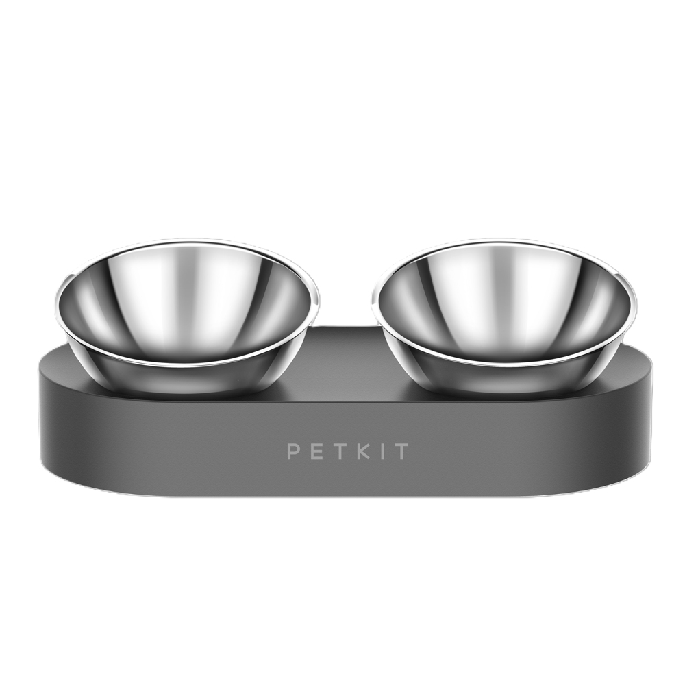 Petkit Fresh Nano Metal 15° regulowana miska na karmę - 2 x 700 ml, dł. x szer. x wys.: 33 x 16 x 10,4 cm