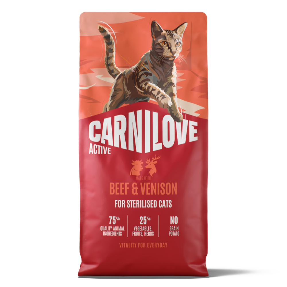 Carnilove Active Adult Sterilised, wołowina i dziczyzna - 6 kg