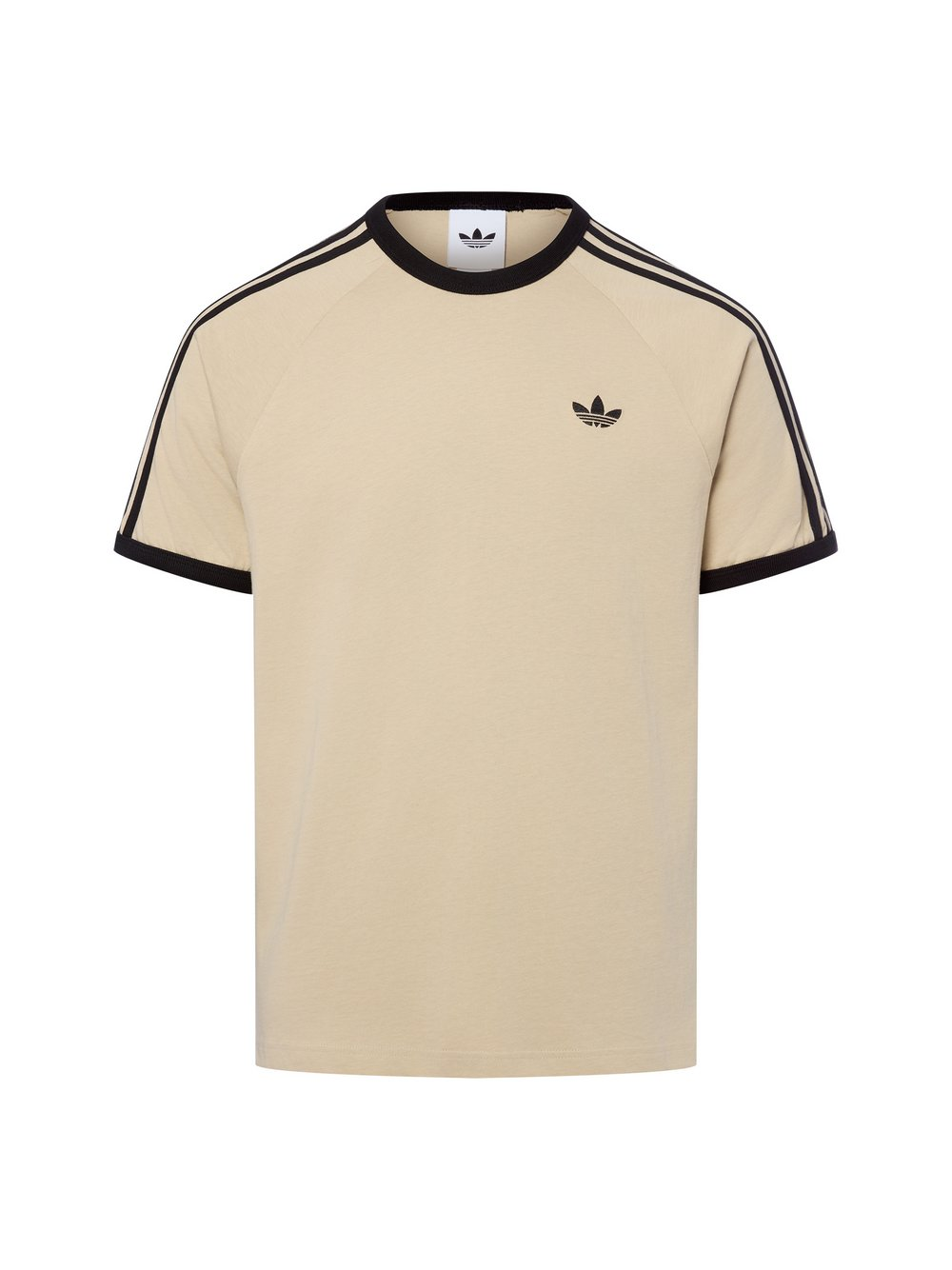 adidas Originals Koszulka męska Mężczyźni Bawełna beżowy, M