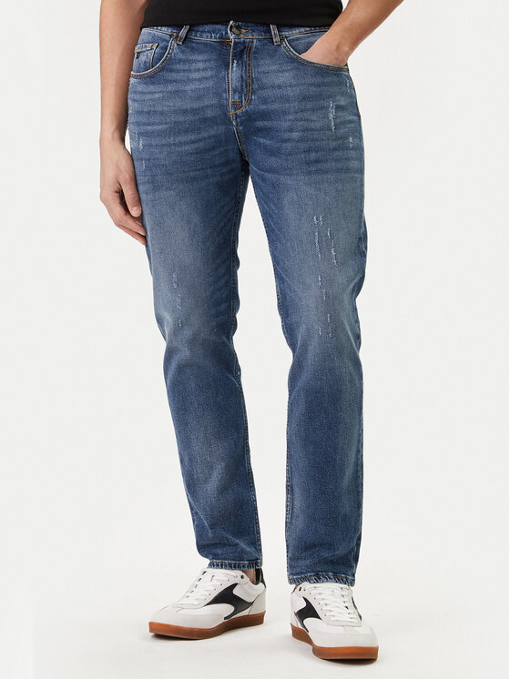 KARL LAGERFELD Jeansy 265508 562850 Niebieski Slim Fit