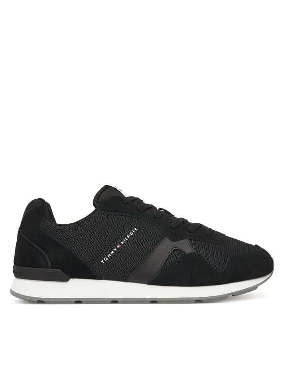 Tommy Hilfiger Sneakersy Runner Icon Mix FM0FM05679 Czarny
