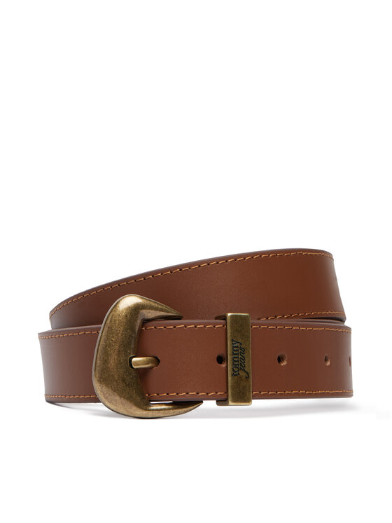 Tommy Jeans Pasek Tjw Cool Brass 30 AW0AW18845 Brązowy