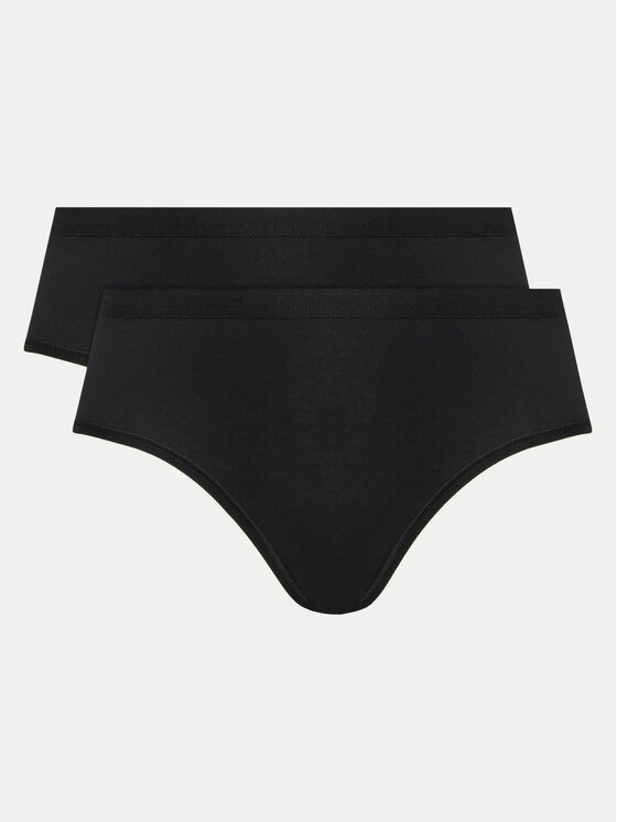 Triumph Komplet fig klasycznych z wysokim stanem Sense Of Cotton 10225046 Czarny