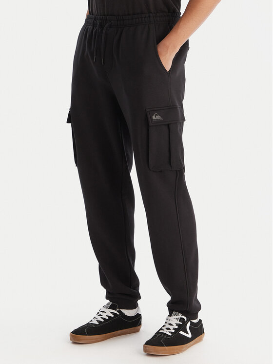 Quiksilver Spodnie dresowe EQYFB03401 Czarny Regular Fit