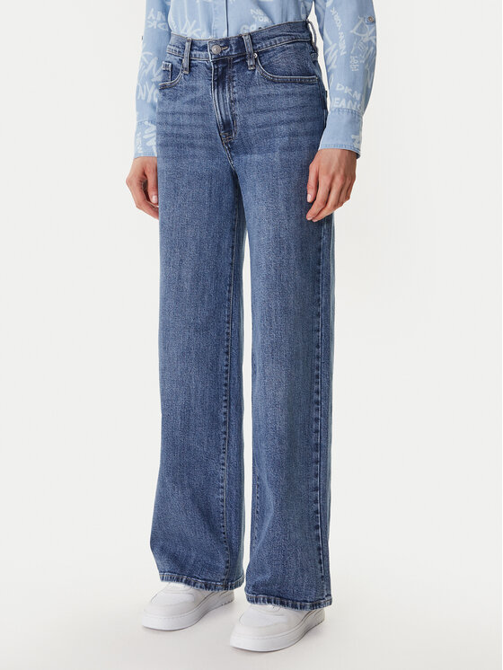 DKNY Jeansy DJ5M4076 Niebieski Wide Leg