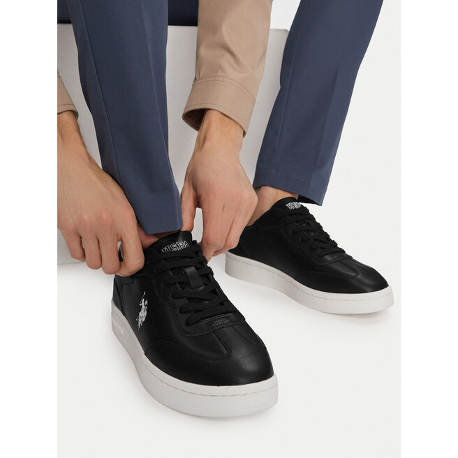 U.S. Polo Assn. Sneakersy EO-ROWAN001M/6L1 Czarny