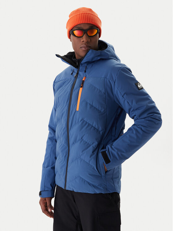 Quiksilver Kurtka narciarska The Edge EQYTJ03504 Niebieski Slim Fit