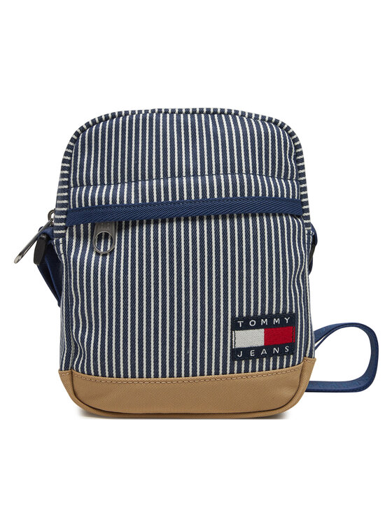 Tommy Jeans Saszetka Tjm Ess Daily Stripe Reporter AM0AM13327 Niebieski
