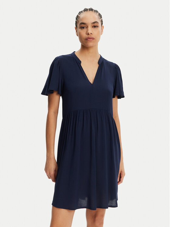 JDY Sukienka letnia Star 15257228 Granatowy Regular Fit miniaturka