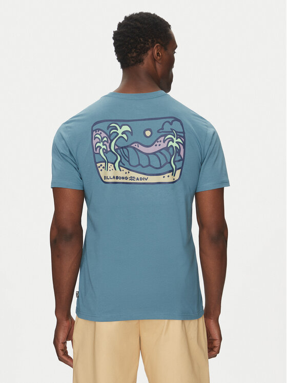 Billabong T-Shirt EBYZT00296 Niebieski Regular Fit