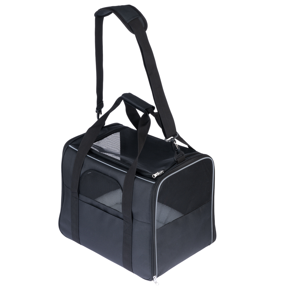 zooplus Basics torba transportowa - Rozmiar M (dł. x szer. x wys.): 47 x 32 x 36 cm