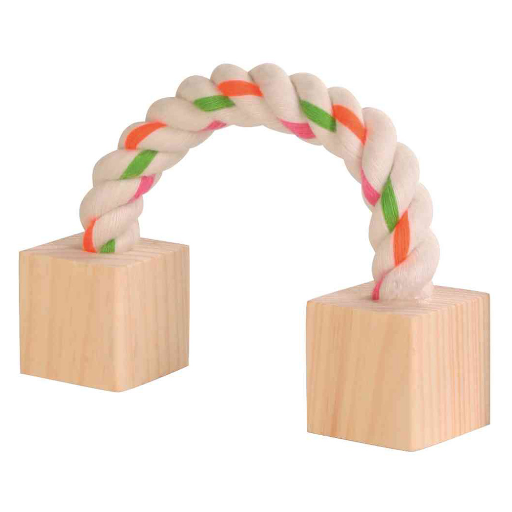 Trixie zabawka z drewnianymi klockami - dł. ok. 20 cm miniaturka
