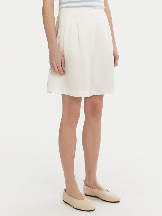 Weekend Max Mara Bermudy Ecuba 2515141032 Biały Regular Fit