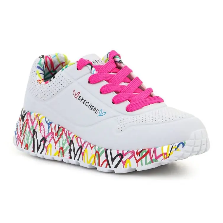 Buty Skechers Lovely Luv 314976L-WMLT białe