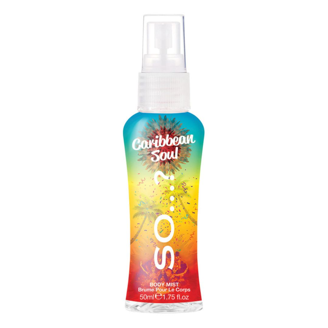 SO…? perfumowana mgiełka do ciała Escapes! Caribbean Soul 50 ml miniaturka