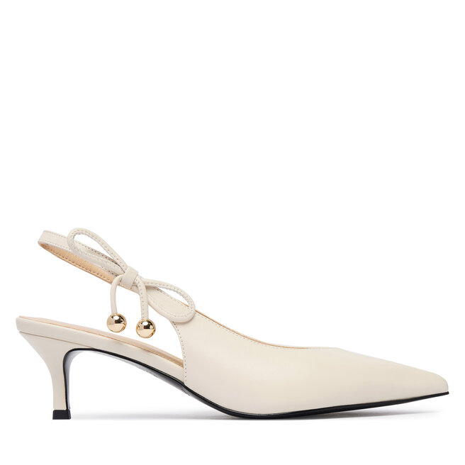 Furla Czółenka Poppy Slingback YM24FPO X30000 CN 1704S Kremowy