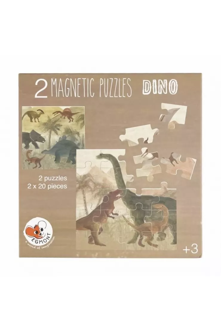 Puzzle magnetyczne Dinozaury